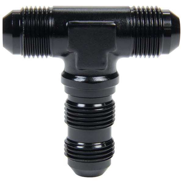 Allstar Performance 8AN Tee on the Side Bulkhead Fuel Fitting, Black ALL49633 - main